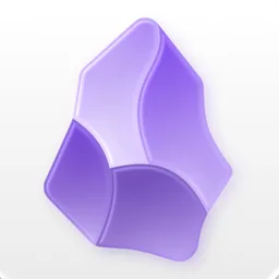Obsidian (Light) icon for macOS