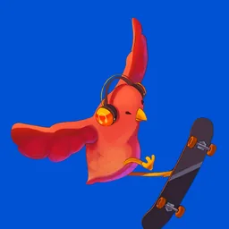 SkateBIRD icon for macOS