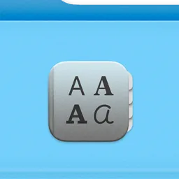 Fonts - Folder icon for macOS