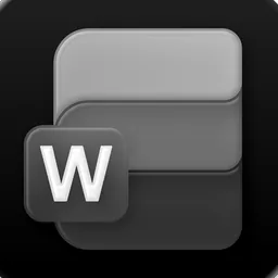 Word macOS icon by hung