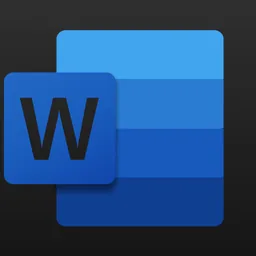 Microsoft Word macOS icon by tungsonnn