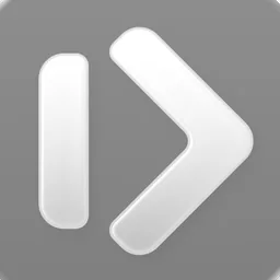 Hidden Bar (Clear Light) icon for macOS