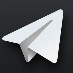 Telegram macOS icon by Mikhail Suharev