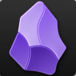 Obsidian (Dark) macOS icon by designer