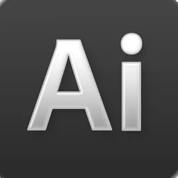 Illustrator (Clear Dark) icon for macOS