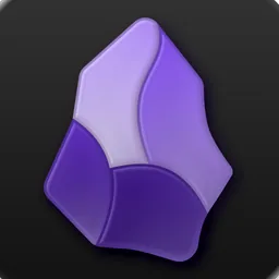 Obsidian (Dark) macOS icon by aaaaalexis