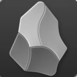 Obsidian (Clear Dark) macOS icon by designer