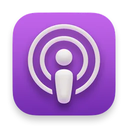 Podcasts macOS icon by SuperMoi74