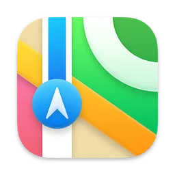 Maps macOS icon by xerus
