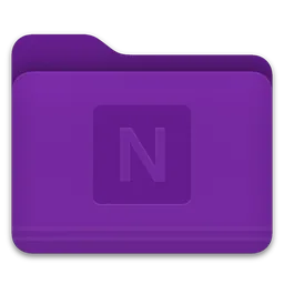 Microsoft OneNote - Folder icon for macOS