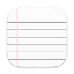 Text Edit icon for macOS